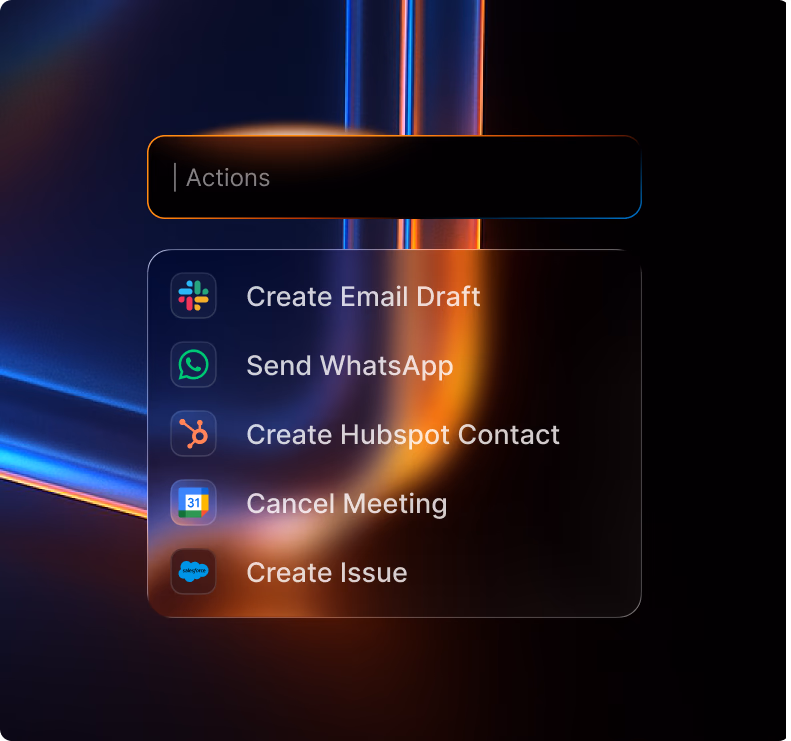 One request. Every action.